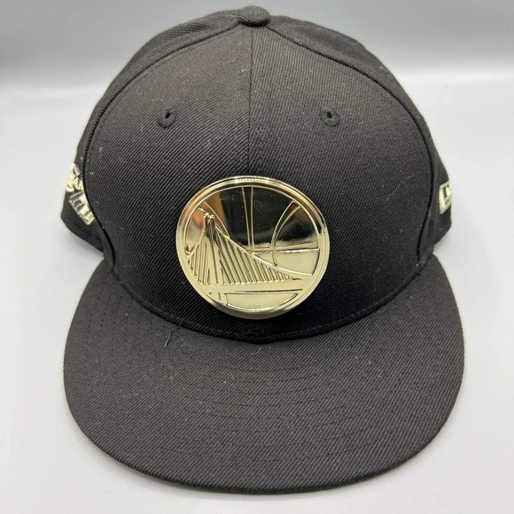 Golden State Warriors GSW Hat Men Black 9Fifty New Era NBA Snap Back Cap